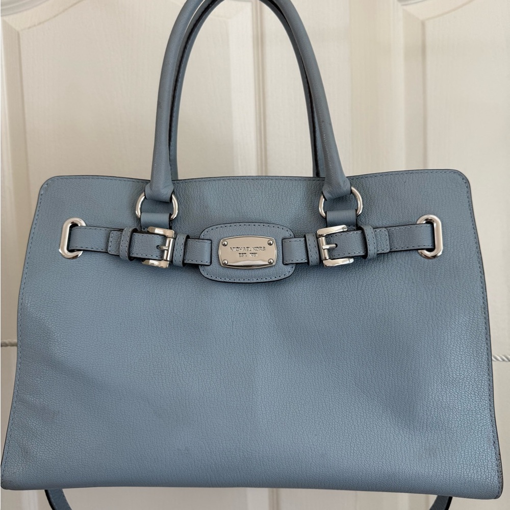 Michael Kors Sky Blue Satchel - Picture 2 of 16